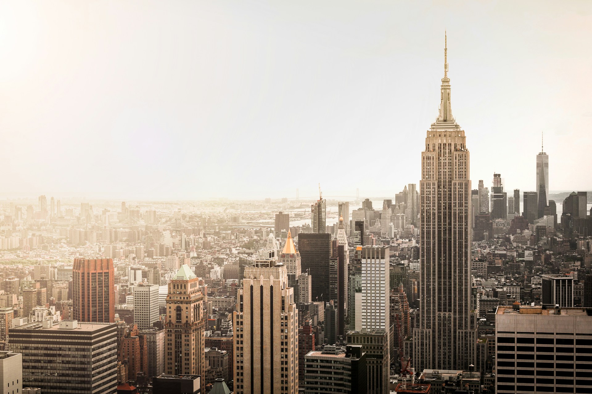 Secured Horizon Cityscape Background